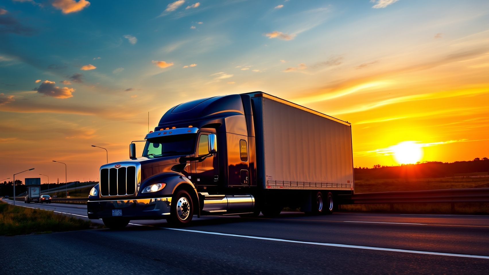 Long distance moving truck